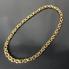 MONET モネ ネックレス ゴールドカラー 重量約35g 全長約460mm リンクネックレス レディースアクセサリー■S93