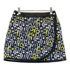 サイズ：1 NEW BALANCE GOLF ニューバランス  リバーシブル ボア 中綿 ラップスカート ロゴ 総柄 ブラック系 [240101486781] ゴルフウェア レディース ストスト