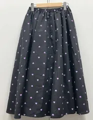 OBLI オブリ ブラック ライラックハート スカート サイズ1