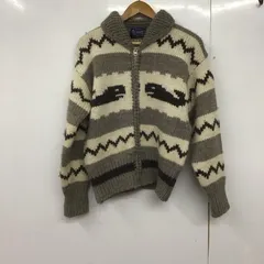 USED 古着 カーディガン 長袖 ジップアップニットジャケット 長袖ニットジャケット