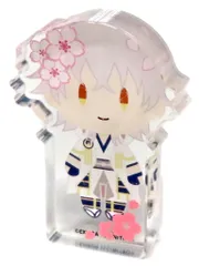 【中古】アクリルスタンド・アクリルパネル 鶴丸国永 御伴散歩 さくら装備 アクリルブロック 「刀剣乱舞-ONLINE- 大本丸博 2025」