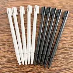 【10本セット】新品 Nintendo DS タッチペン ブラック 黒5本 白5本