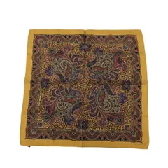 ETRO エトロ スカーフ  ペイズリー柄   シルク100％ マルチカラー/カーキ レディース / 240001173028