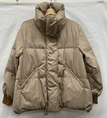 中古】コムサトール ソフトタフタスタンドカラーショートダウンコート 