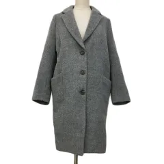 ロッソ ROSSO アーバンリサーチ コート チェスター ロング ウール 無地 長袖 Free グレー