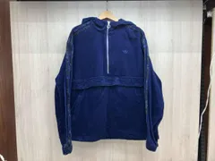 adidas アディダス サイドライン コーデュラ フーディー プルオーバー ジャケット L ネイビー 