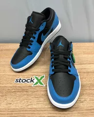 N33★【NIKE】ナイキJordan1 low 'ユニバーシティブルー×ブラック' 27cm 553558-410