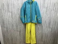 DESCENTE デサント スキーウェア 上下セット 160cm ライトブルー イエロー