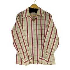 希少XL】60s-70s Sears チェック ヴィンテージ 開襟 シャツ - メルカリ