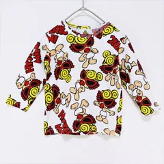 ME1-787☆ヒステリックミニ NYSTERIC MINI 日本製 リトルアンデルセン トップス 長袖トップス キッズ 子供服 ヒスミニちゃん柄  90サイズ ■