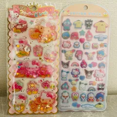 サンリオ　ウォーターインシール　コットンパフィーシール　サンリオキャラクターズ　スイーツキティ　2枚セット