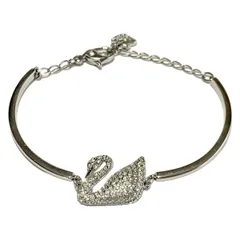 SWAROVSKI(スワロフスキー) ブレスレット - クリア×シルバー