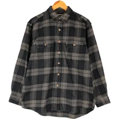 古着 フィールドアンドストリーム FIELD&STREAM 長袖 フランネルチェックシャツ メンズL相当/eaa600869