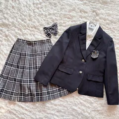 スパイスキャンディ　卒服　卒業式　女の子　150 ネイビー　チェックスカート