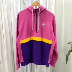 ナイキ NIKE ハーフジップ ピンク フードTシャツ 16260