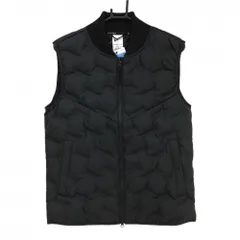 【新品】ナイキゴルフ ダウンベスト 黒 前面ダウン 背面裏起毛 THERMA-FIT ADV メンズ M ゴルフウェア NIKE