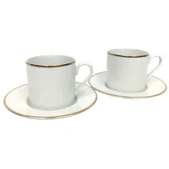 未使用 ティファニー デミタスカップ＆ソーサー ペア aq5308