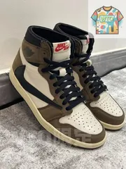 Travis Scott × Nike Air Jordan 1 High#0｜本日限定特価｜新品未使用-WTO輸入0