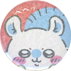 【中古】バッジ・ピンズ モモンガ 「ちいかわ なんか小さくてかわいいやつ ちいかわらんど原宿店・大阪梅田店1周年おめでとうフェア ひょっこりのぞくホログラム缶バッジ in カプセル」