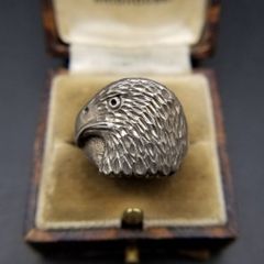イーグル シルバー925 アクセサリー ハンドメイド 返品保証付 本物鑑定