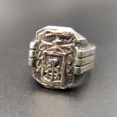 40s ヴィンテージ1942年カレッジリング ゴールド ピンキーリング 9号 40s ヴィンテージ1942年カレッジリング ゴールド ピンキーリング 9号