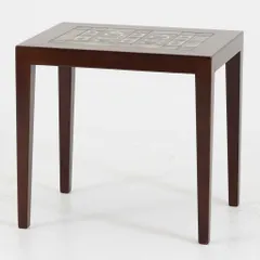 Haslev タイルトップテーブル BACA マホガニー 幅47cm Severin Hansen Jr. ハスレヴ/DK18596