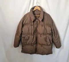 ブラウン ダウン アウター 傷あり