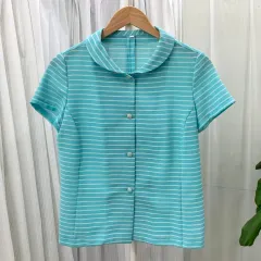 DEMON ストライプ ヴィンテージ ジャケット ブラウス 14480