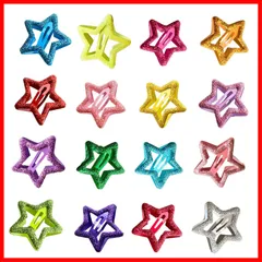 【即発送】スター 星 ヘアアクセサリー スターぱっちんヘアピンセット 髪留め ヘアクリップ 髪飾り 前髪 カラフル ヘアピン ヘアクリップ【16点セット】星型