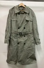 MILITARY ミリタリー 8405-01-504-8828 ALL WEATHER TRENCH トレンチコート 内側ボタン欠損有 サイズ42R カーキ
