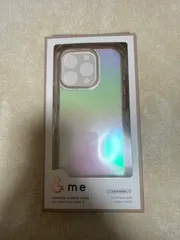 iPhone 16 Pro用 ハイブリッドケース 衝撃吸収 カメラレンズ保護設計 ストラップホール付 オーロラ ストラップホールシート付 ＆me（クリア） エレコム