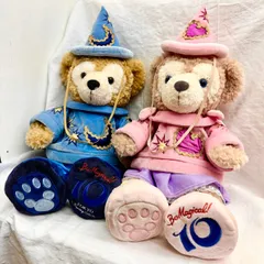 253 Be Magical! 40㎝ ダッフィー シェリーメイ コスチューム付き ぬいぐるみ 2体セット 大きい