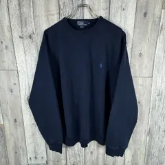 Polo by Ralph Lauren ポロ バイ ラルフローレン ネイビー ポニー 刺繍 スウェット スエット トレーナー メンズ M サイズ