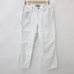 オークリースカルコレクション OAKLEY SKULL COLLECTION ゴルフ スポーツウエア パンツ ロング メッシュ 立体裁断 ストレッチ 白 ホワイト 32