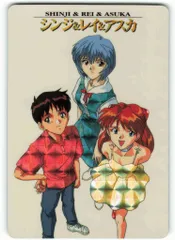 バンダイ エヴァンゲリオン/カードダス 2弾 シンジ＆レイ＆アスカ 100