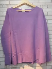 Spick&Span スピックアンドスパン 長袖ニット サイズF パープル セレクトショップ