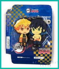 鬼滅の刃 ラバーストラップ DUO ブシロードクリエイティブ【 我妻 善逸 ＆ 嘴平 伊之助 】かまぼこ隊 1個　新品未使用  内袋未開封のサムネイル