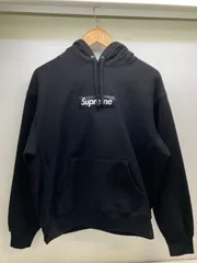 【中古品】Supreme シュプリーム 2024製 BOX LOGO HOODED SWEATSHIRT BLACK ボックスロゴ フーディ スウェット パーカー トップス 【149-250819-jt-19-min】