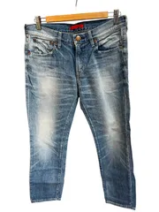 Z1616【美品】RED CARD レッドカード　デニム　ジーンズ　ストレート　ブルー　レディース　サイズ26