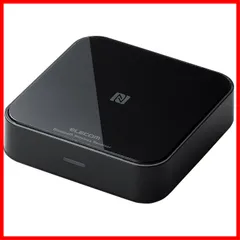 ステレオミニ接続 RCA変換ケーブル付 Bluetoothオーディオレシーバー ブラック エレコム LBT-AVWAR501XBK