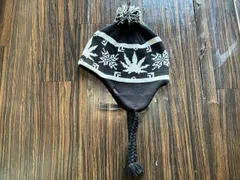 HUF ARCTIC PLANTLIFE BRAIDED BEANIE｜HATS ＆ BEANIES（ハット&ビーニー）BLACK ¥6930 ＋ 送料¥550