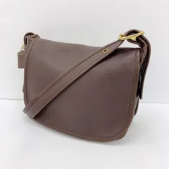 COACH オールドコーチ パトリシアズレガシー ショルダーバッグ J1P-9951 メッセンジャーバッグ 斜め掛け メンズ  ブラウン 服飾 DF17236■