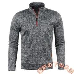 ゴルフシャツ ポロシャツ ゴルフウェア メンズ ハーフジップ 長袖 Polo 秋冬 カジュアル 厚手 スポーツ 防寒 紳士服 秋冬 スポーツ051525