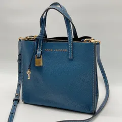 RD2 MARC JACOBS マークジェイコブス ハンドバッグ ショルダーバッグ 2way ネイビー 鍵付き レディース