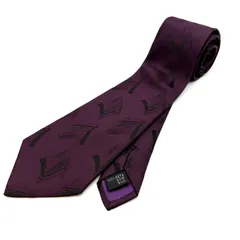 【 美品 】Gianni Versace　ジャンニヴェルサーチ　メンズ　ネクタイ　シルク　パープル