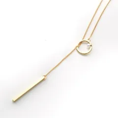【Bタイプ：ゴールド×ワンサイズ】[Cream dot. クリームドット公式] ネックレス レディース   金属アレルギー ニッケルフリー パール ロング ループ デイリー アクセサリー プレゼント 大人 のサムネイル
