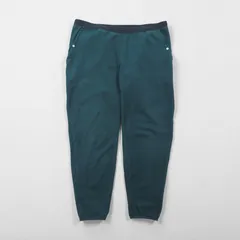 Patagonia USA製 トラックパンツ フリースパンツ L グリーン ポリエステル 雪なし