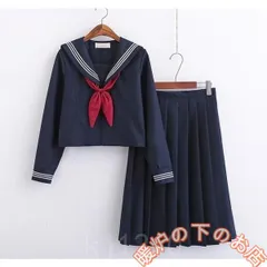 セーラー服制服学生服コスプレ衣装スクールウェア3点セットプリーツスカートJK入学式卒業式イベント半袖/長袖全店2枚051525