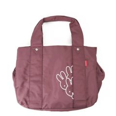 CUNE□PVCのトートバッグ□ショルダーバッグ□RED□ウサギ□新品