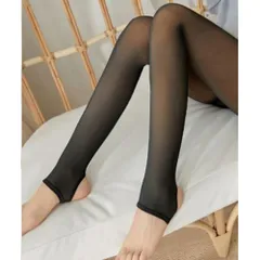 ☆ ブラック/トレンカ ☆ フェイクタイツ 薄手ストッキング風タイツ・トレンカ フェイクタイツ トレンカ ストッキング風 タイツ 透け感タイツ 透けて見える 薄手 透け感 伸縮性 無地 レディース おしゃれ きれいめ 上品 大人 かわいい シンプル 女性
